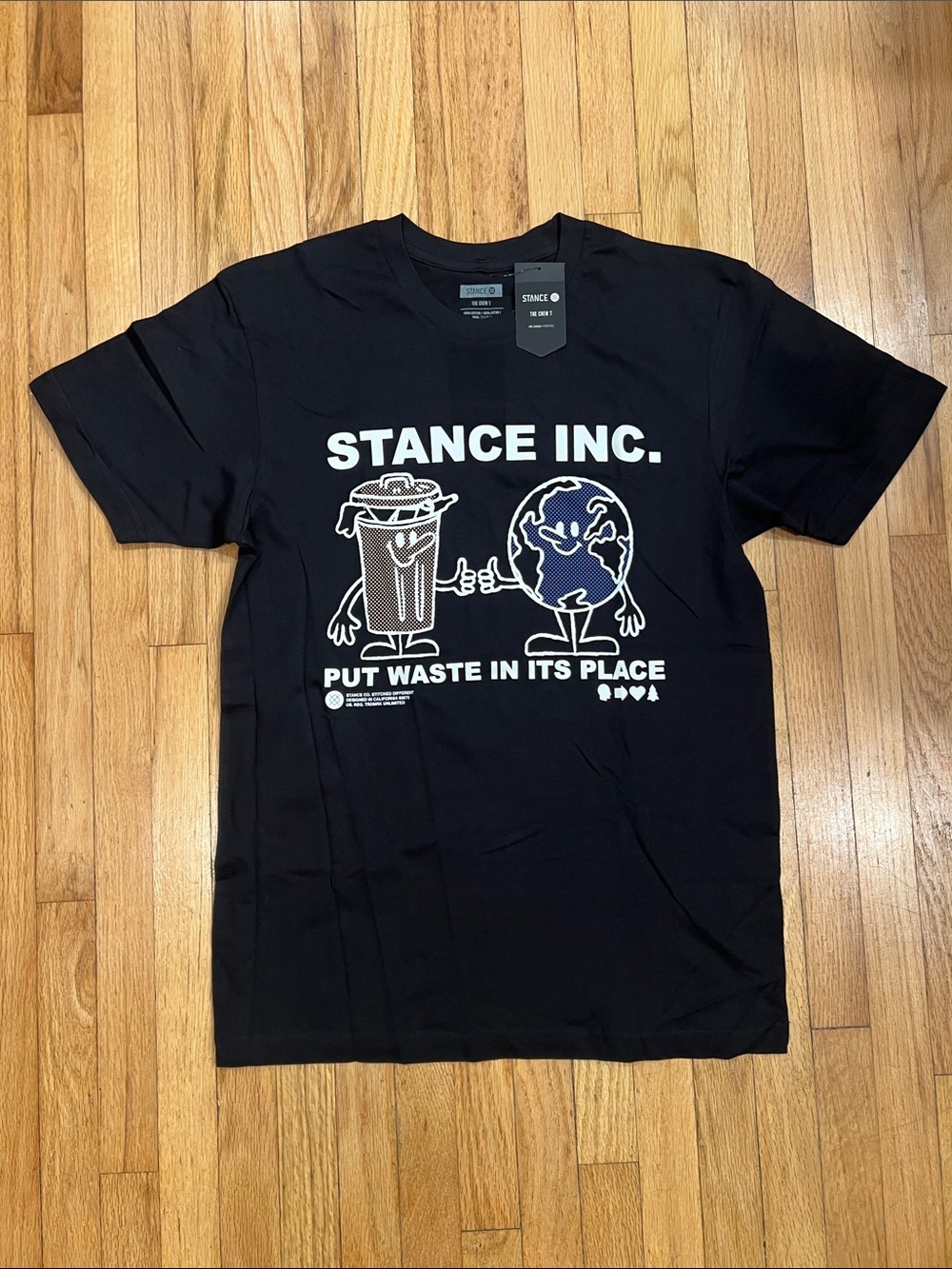 Stance Black Graphic Tee